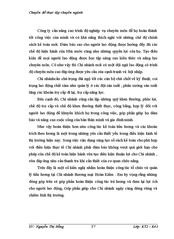 image for page Hoàn thiện kế toán tiền lương và các khoản trích theo lương tại Chi Nhánh Thương Mại Hoàn kiếm