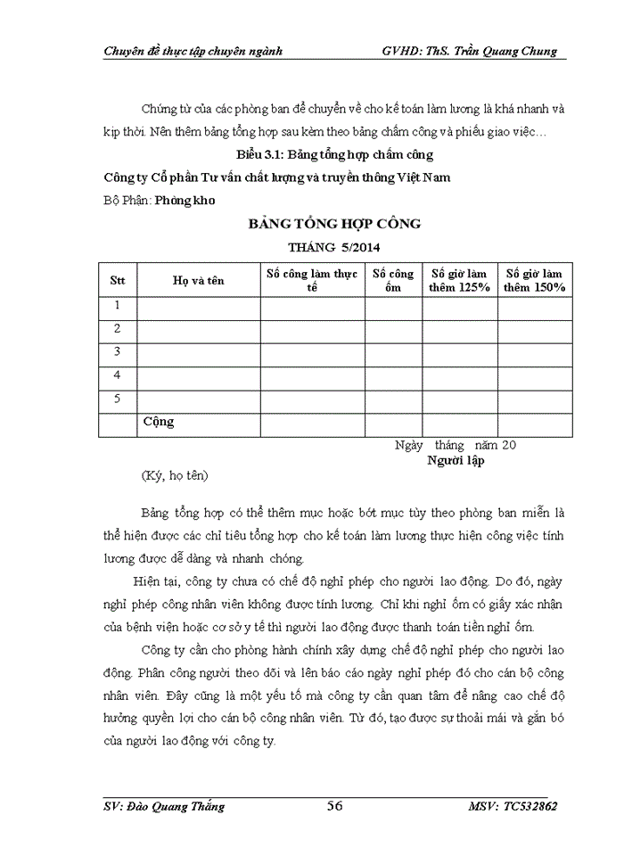 image for page Hoàn thiện kế toán tiền lương và các khoản trích theo lương tại Công ty Cổ phần Tư vấn chất lượng và truyền thông Việt Nam