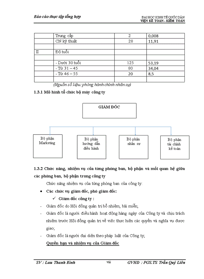 image for page Tổ chức bộ máy kế toán và hệ thống kế toán tại công ty cổ phần Du lịch và Thương mại Song Mai.