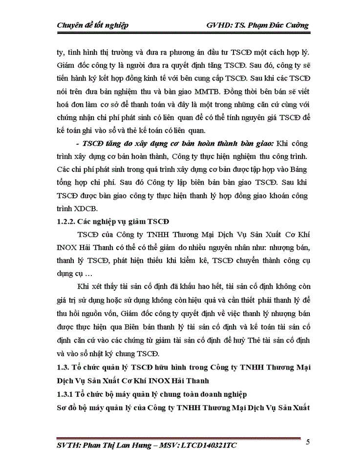 image for page Hoàn thiện kế toán tài sản cố định hữu hình tại công ty tnhh thương mại dịch vụ sản xuất cơ khí inox hải thanh