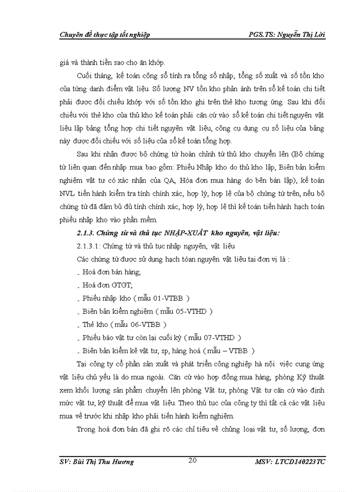 image for page Kế toán nguyên vật liệu  tại công ty cổ phần Sản Xuất và Phát triển Công nghiệp Hà nội