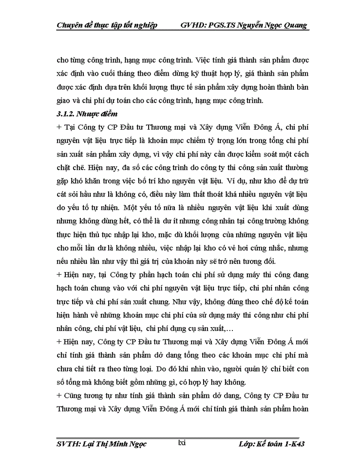 image for page Hoàn thiện kế toán chi phí sản xuất và tính giá thành sản phẩm tại công ty cp đầu tư thương mại và xây dựng viễn đông á