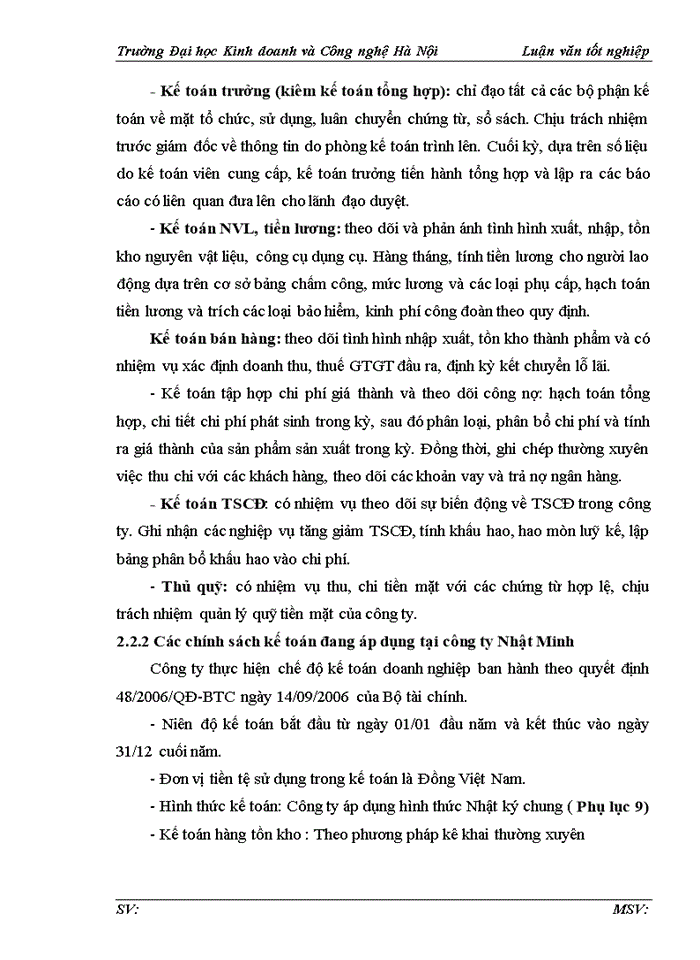 image for page Kế toán tập hợp chi phí sản xuất và tính giá thành sản phẩm tại Công ty Nhật Minh