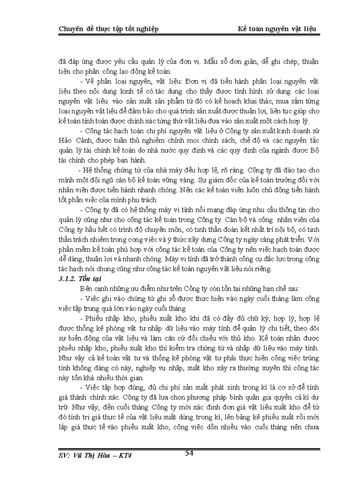 image for page Kế toán nguyên vật liệu tại Công ty sản xuất kinh doanh sứ Hảo Cảnh