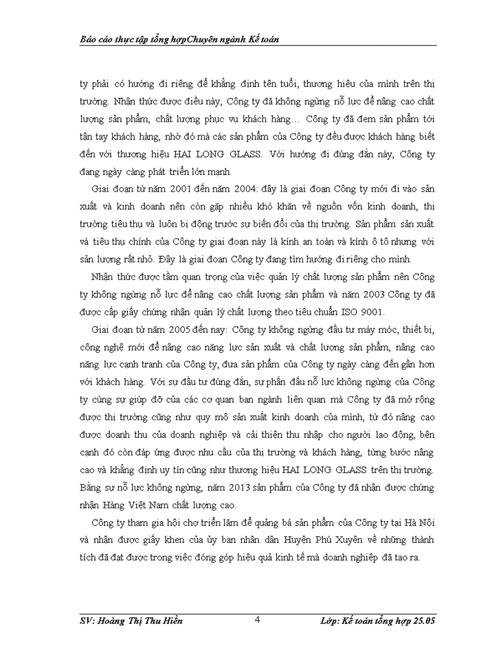 image for page Tổ chức kế toán tại Công ty TNHH Sản xuất và Thương mại Hải Long.