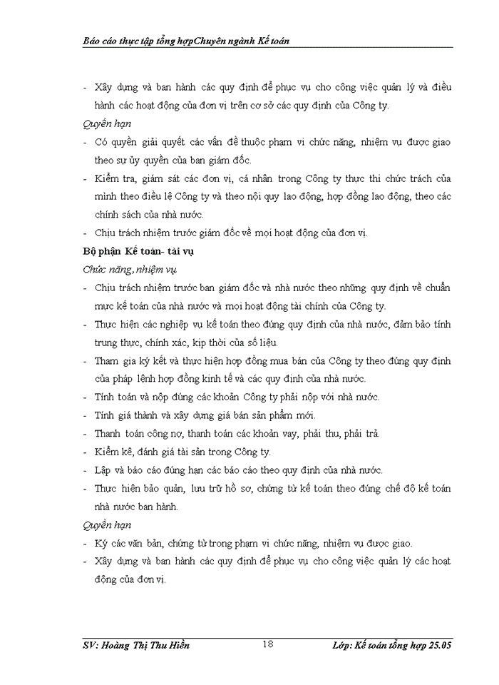 image for page Tổ chức kế toán tại Công ty TNHH Sản xuất và Thương mại Hải Long.