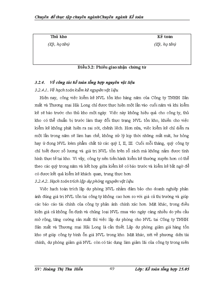 image for page Kế toán nguyên vật liệu tại Công ty TNHH Sản xuất và Thương mại Hải Long