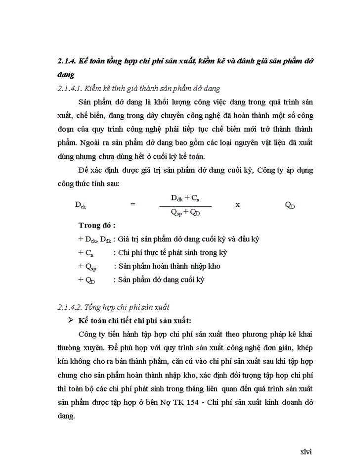 image for page Hoàn thiện kế toán chi phí sản xuất và tính giá thành sản phẩm tại Công ty TNHH Thương mại và Đầu tư Thành An