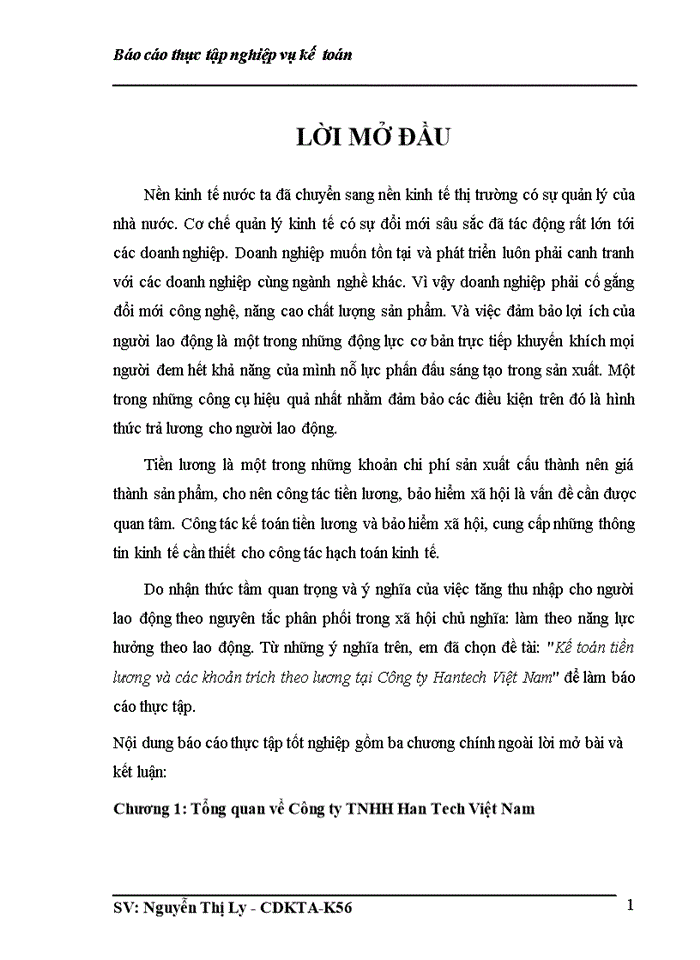 image for page Kế toán tiền lương và các khoản trích theo lương tại Công ty Hantech Việt Nam