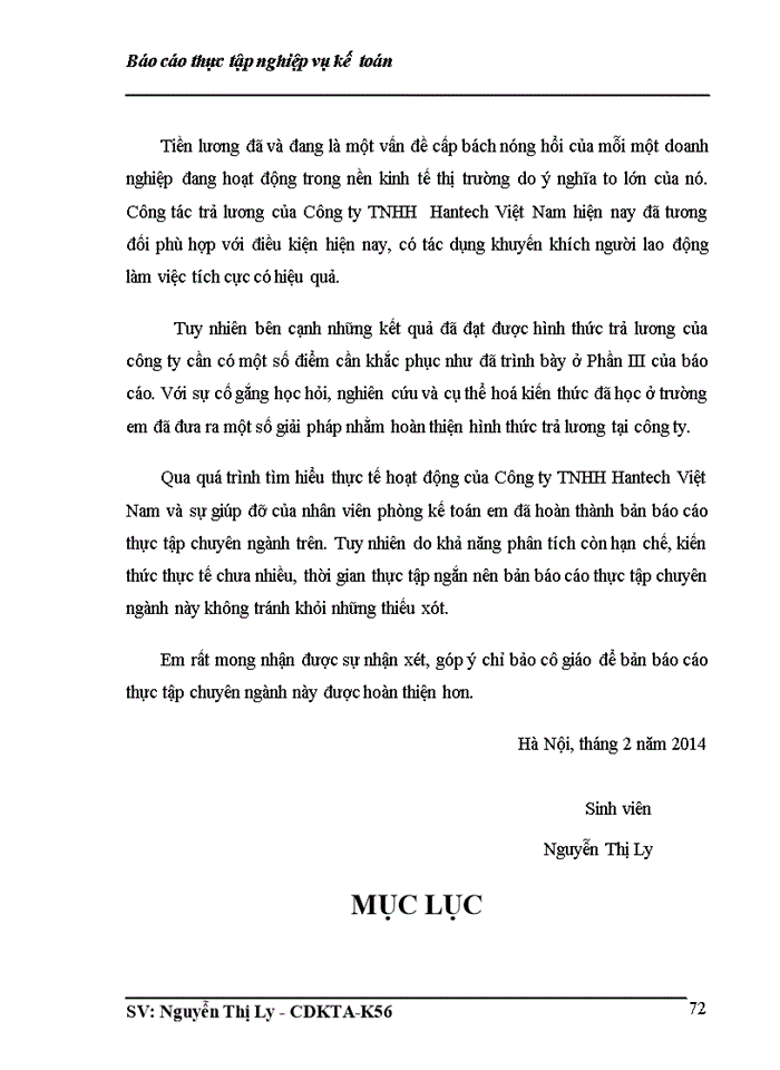 image for page Kế toán tiền lương và các khoản trích theo lương tại Công ty Hantech Việt Nam