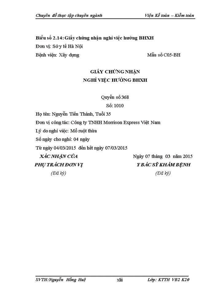 image for page Hoàn thiện kế toán tiền lương và các khoản trích theo lương tại công ty tnhh morrison express việt nam