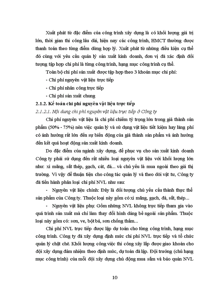 image for page Hoàn thiện kế toán chi phí sản xuất và tính giá thành sản phẩm xây lắp tại công ty tnhh đầu tư thương mại lam hồng
