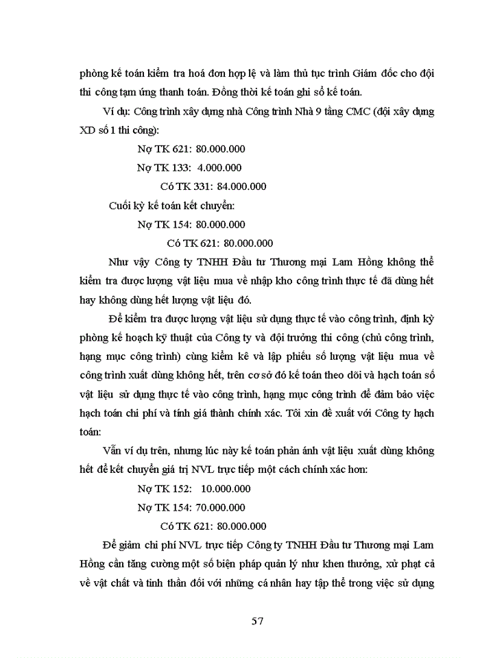 image for page Hoàn thiện kế toán chi phí sản xuất và tính giá thành sản phẩm xây lắp tại công ty tnhh đầu tư thương mại lam hồng