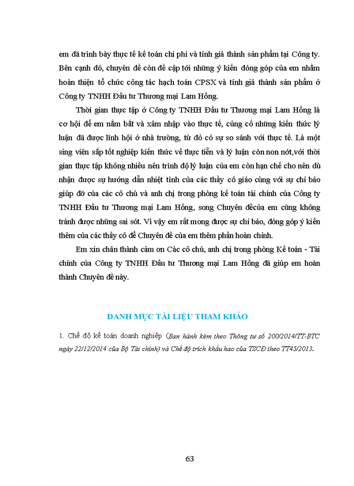 image for page Hoàn thiện kế toán chi phí sản xuất và tính giá thành sản phẩm xây lắp tại công ty tnhh đầu tư thương mại lam hồng