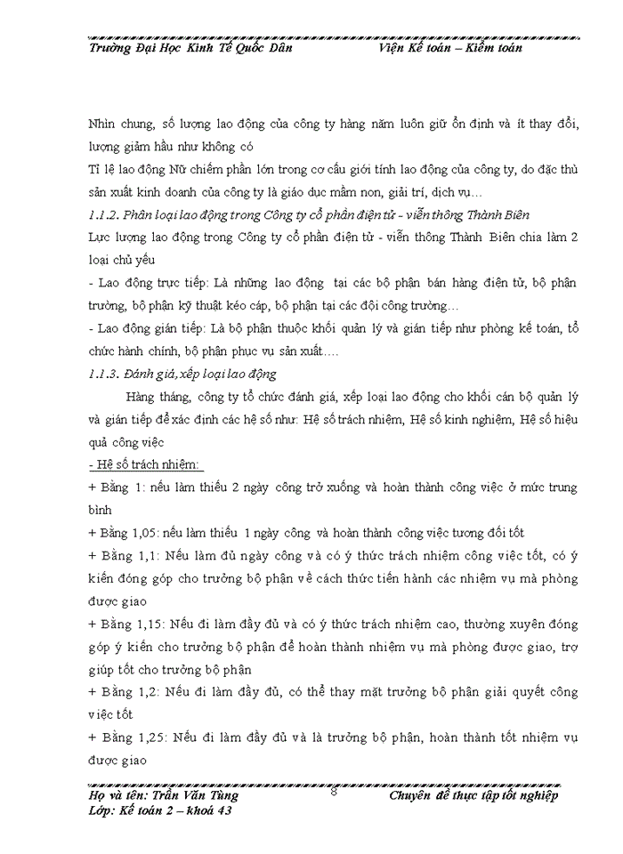 image for page Hoàn thiện kế toán tiền lương và các khoản trích theo lương tại Công ty cổ phần điện tử - viễn thông Thành Biên