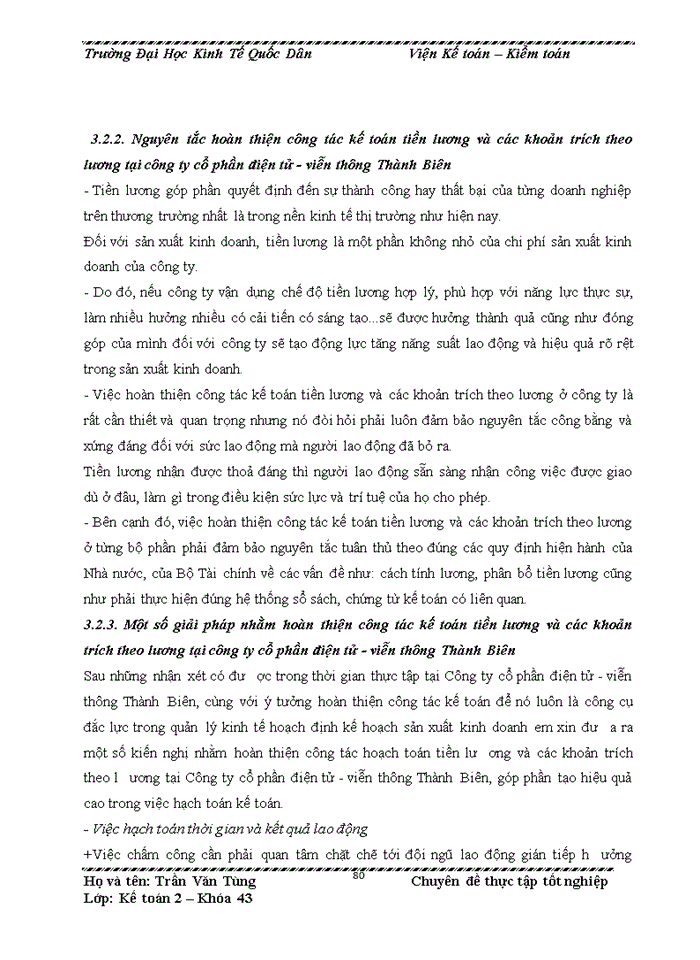 image for page Hoàn thiện kế toán tiền lương và các khoản trích theo lương tại Công ty cổ phần điện tử - viễn thông Thành Biên