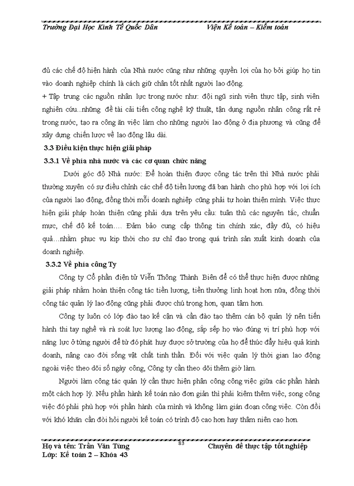 image for page Hoàn thiện kế toán tiền lương và các khoản trích theo lương tại Công ty cổ phần điện tử - viễn thông Thành Biên