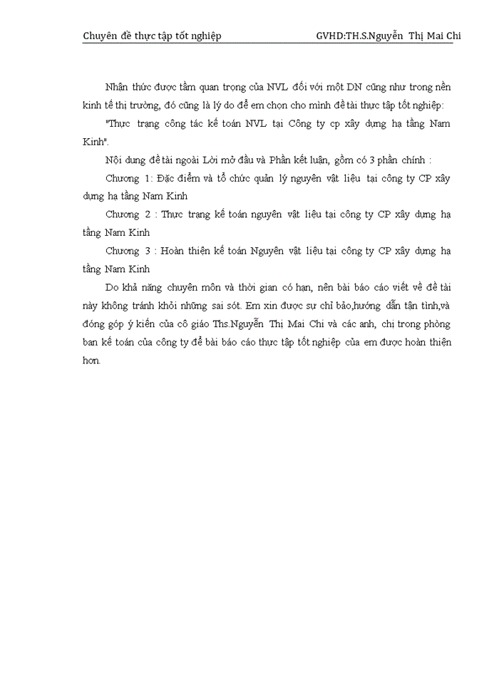 image for page Hoàn thiện kế toán nguyên vật liệu tại công ty cổ phần xây dựng hạ tầng nam kinh