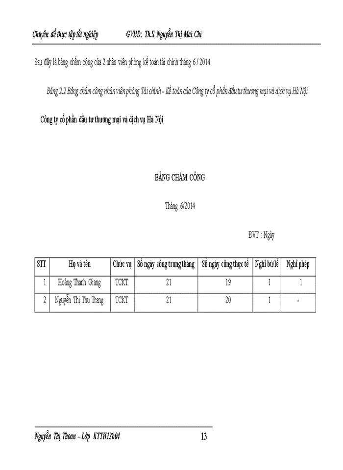 image for page Hoàn thiện kế toán tiền lương và các khoản trích theo lương tại Công ty cổ phần đầu tư thương mại và dịch vụ Hà Nội