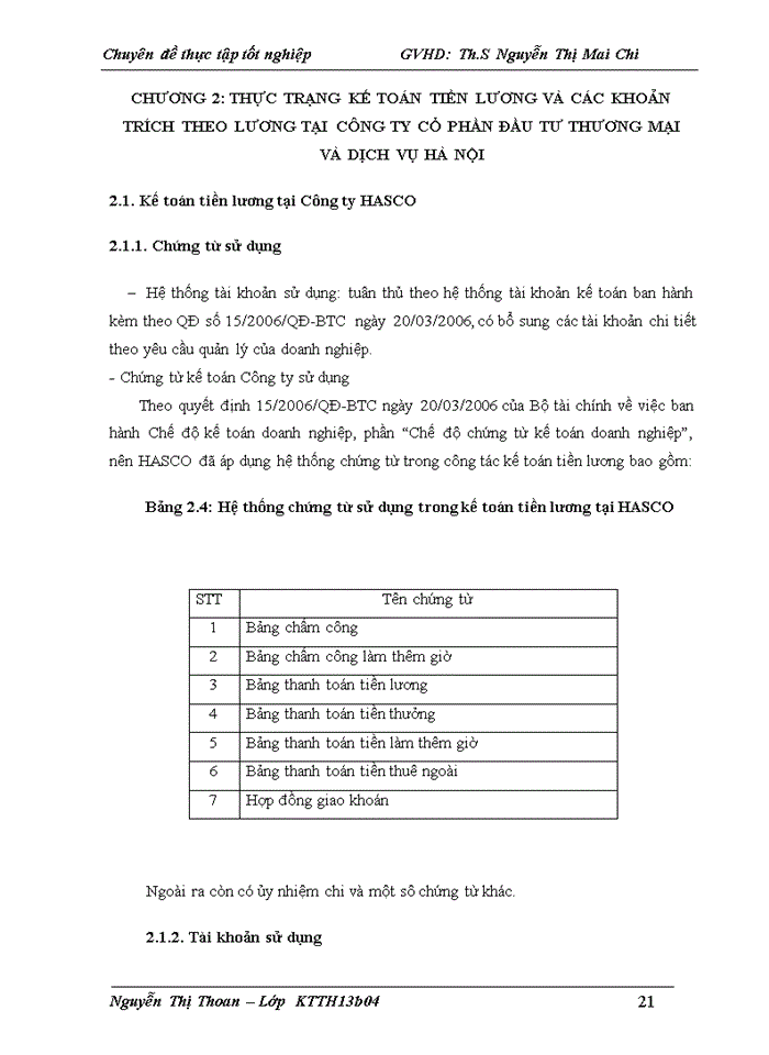 image for page Hoàn thiện kế toán tiền lương và các khoản trích theo lương tại Công ty cổ phần đầu tư thương mại và dịch vụ Hà Nội