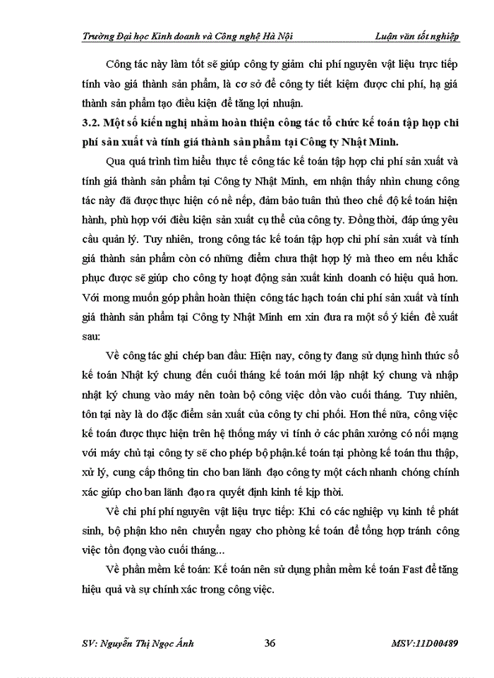 image for page Kế toán tập hợp chi phí sản xuất và tính giá thành sản phẩm tại Công ty Nhật Minh