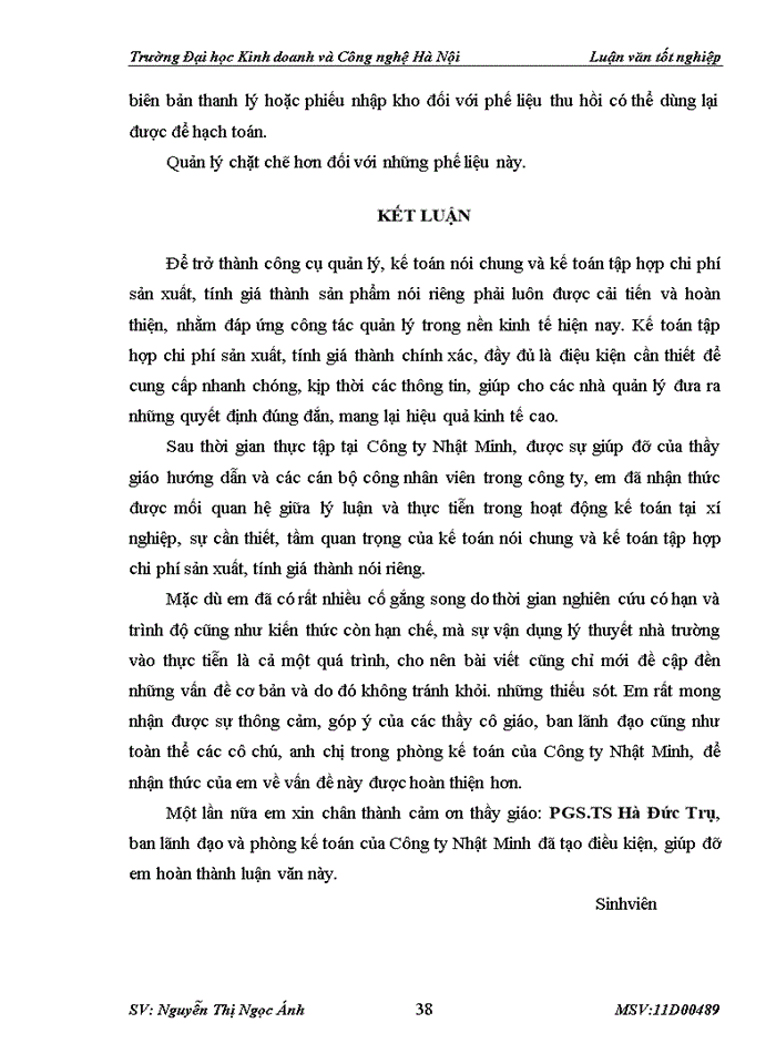 image for page Kế toán tập hợp chi phí sản xuất và tính giá thành sản phẩm tại Công ty Nhật Minh