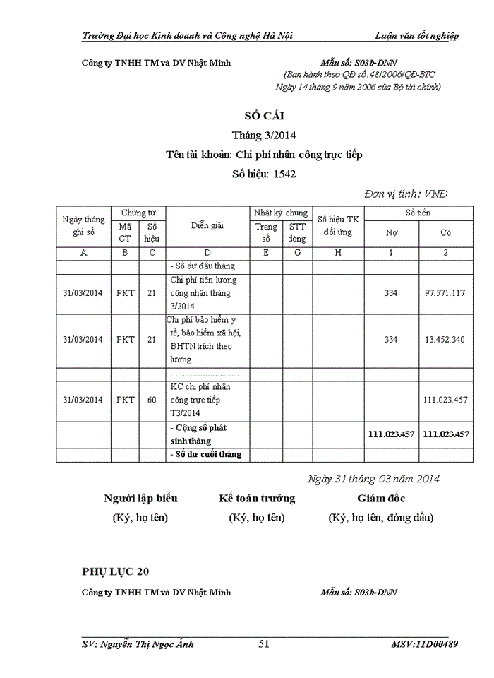 image for page Kế toán tập hợp chi phí sản xuất và tính giá thành sản phẩm tại Công ty Nhật Minh