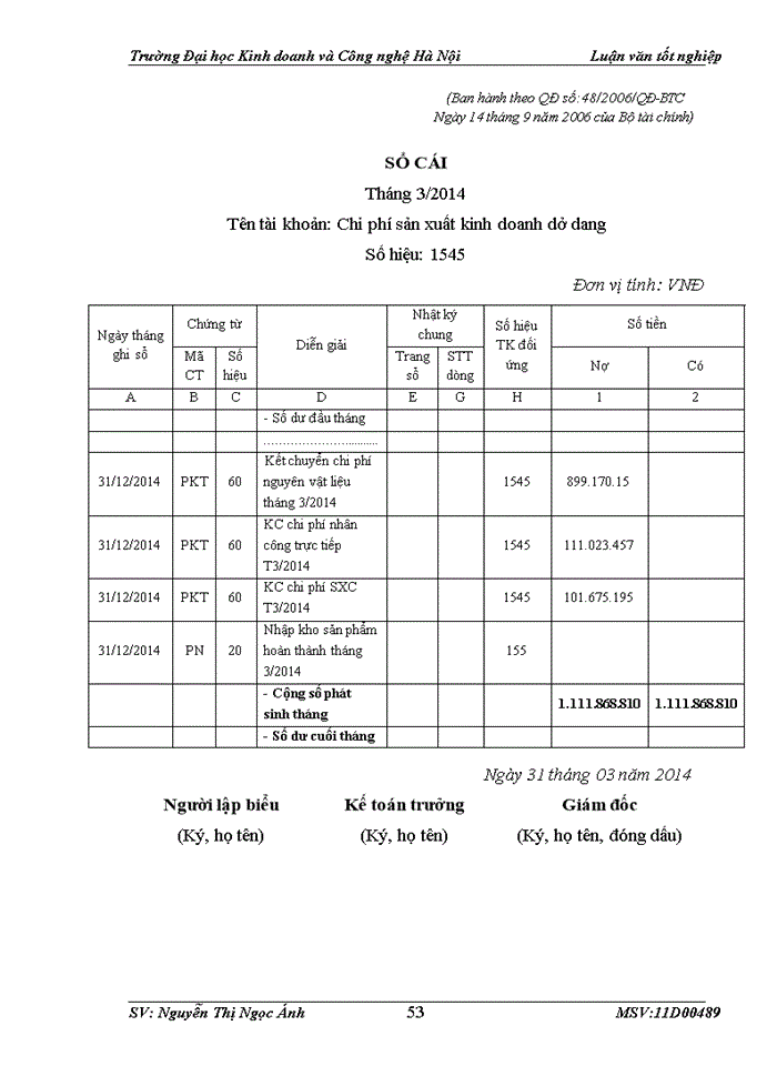 image for page Kế toán tập hợp chi phí sản xuất và tính giá thành sản phẩm tại Công ty Nhật Minh