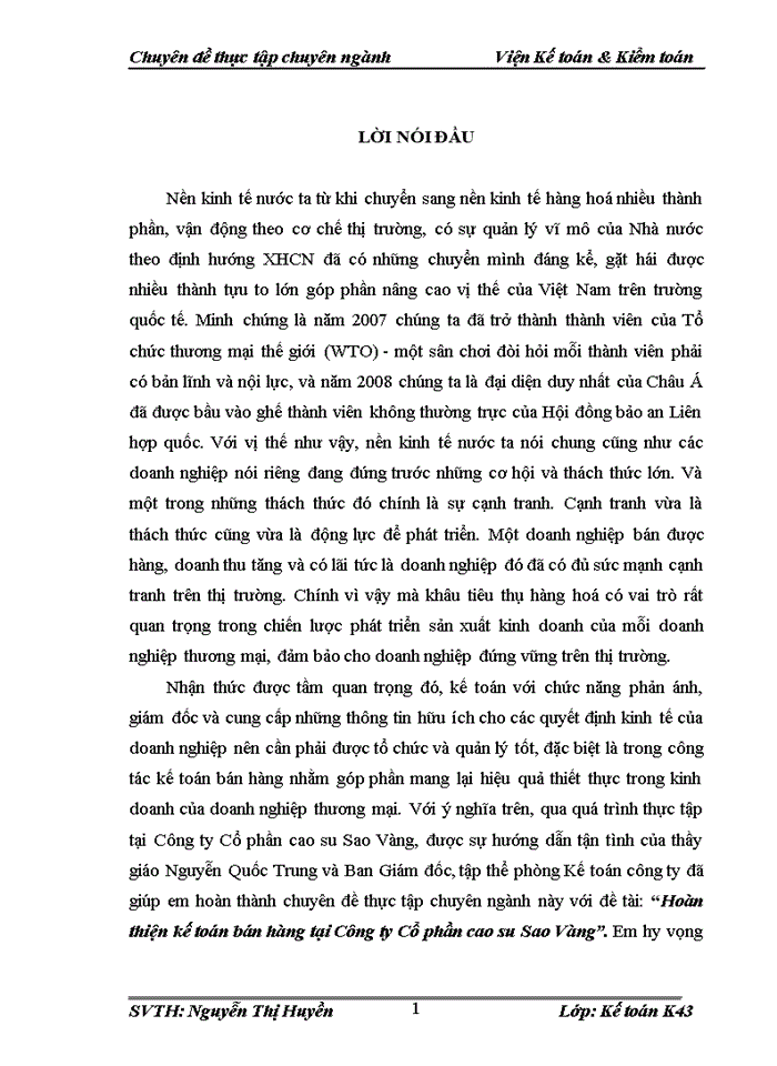 image for page Hoàn thiện kế toán bán hàng tại công ty cổ phần cao su sao vàng