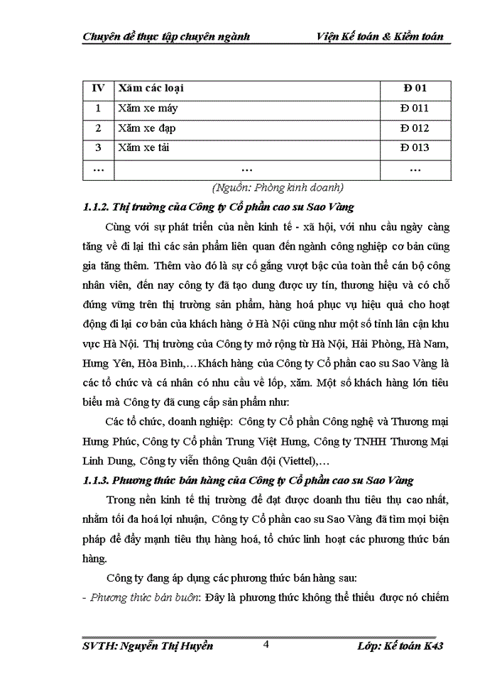 image for page Hoàn thiện kế toán bán hàng tại công ty cổ phần cao su sao vàng