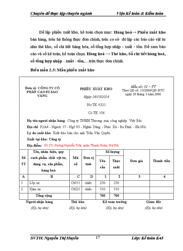 image for page Hoàn thiện kế toán bán hàng tại công ty cổ phần cao su sao vàng
