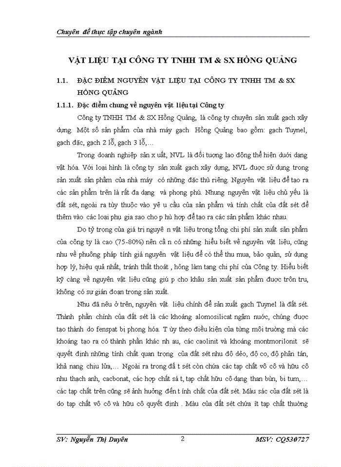 image for page Hoàn thiện kế toán nguyên vật liệu của Công ty TNHH TM & SX Hồng Quảng