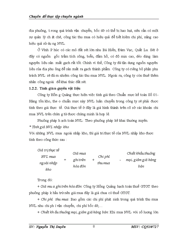 image for page Hoàn thiện kế toán nguyên vật liệu của Công ty TNHH TM & SX Hồng Quảng