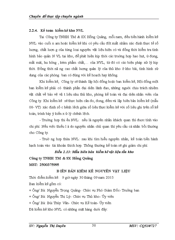 image for page Hoàn thiện kế toán nguyên vật liệu của Công ty TNHH TM & SX Hồng Quảng