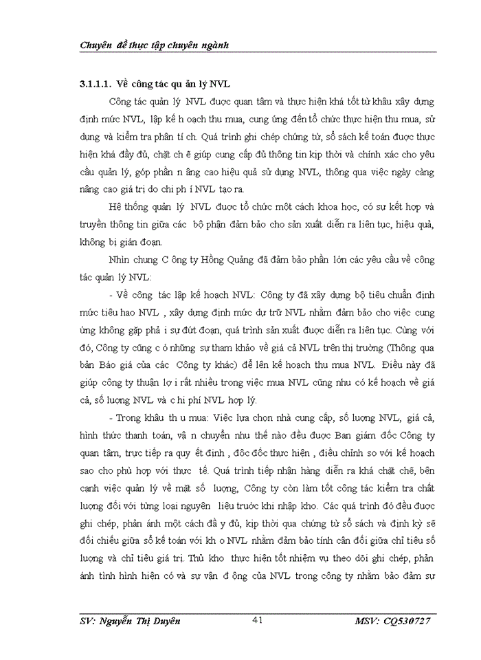 image for page Hoàn thiện kế toán nguyên vật liệu của Công ty TNHH TM & SX Hồng Quảng
