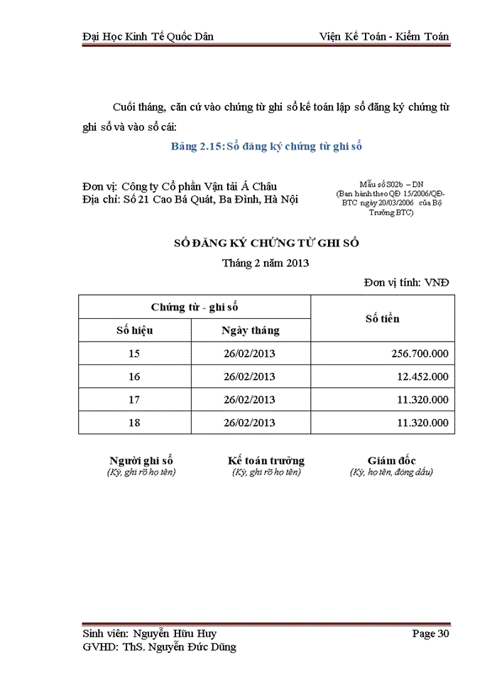 image for page Hoàn thiện kế toán tài sản cố định hữu hình tại Công ty Cổ phần Vận tải Á Châu