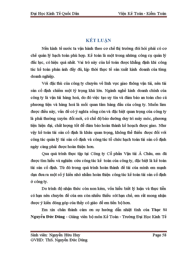 image for page Hoàn thiện kế toán tài sản cố định hữu hình tại Công ty Cổ phần Vận tải Á Châu
