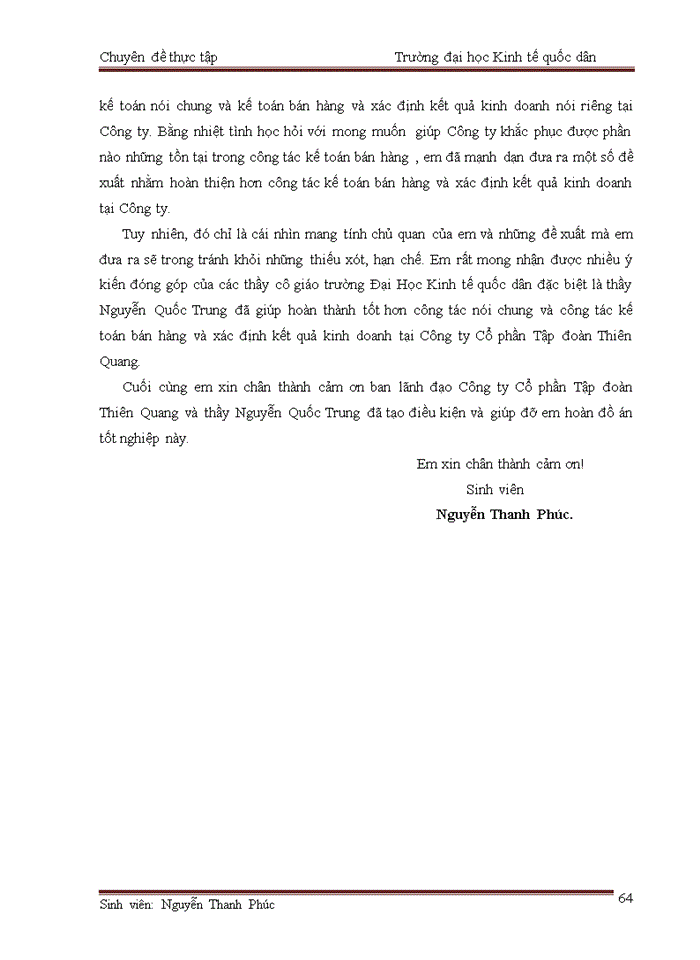 image for page Hoàn thiện công tác kế toán bán hàng và xác định kết quả tiêu thụ hàng hóa tại Công ty Cổ phần Cổ phần Tập đoàn Thiên Quang