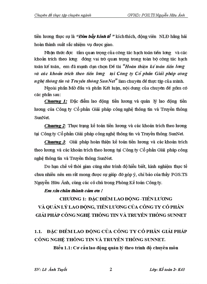 image for page Hoàn thiện kế toán tiền lương và các khoản trích theo tiền lương tại công ty cổ phần giải pháp công nghệ thông tin và truyền thông sunnet