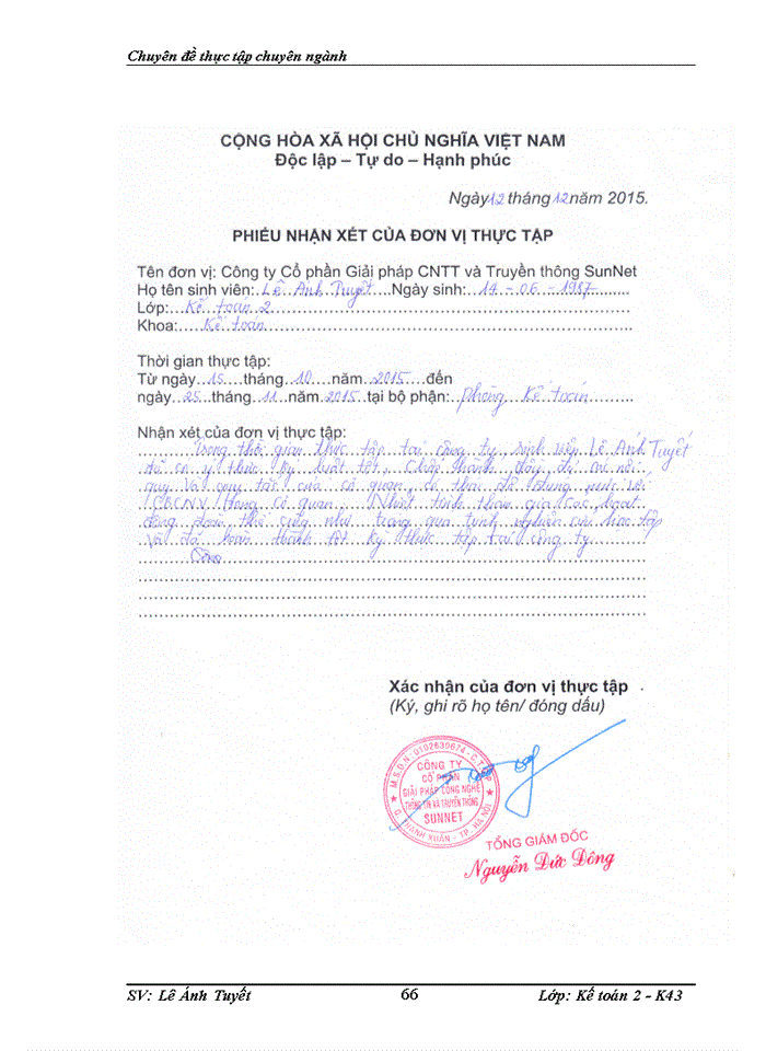 image for page Hoàn thiện kế toán tiền lương và các khoản trích theo tiền lương tại công ty cổ phần giải pháp công nghệ thông tin và truyền thông sunnet