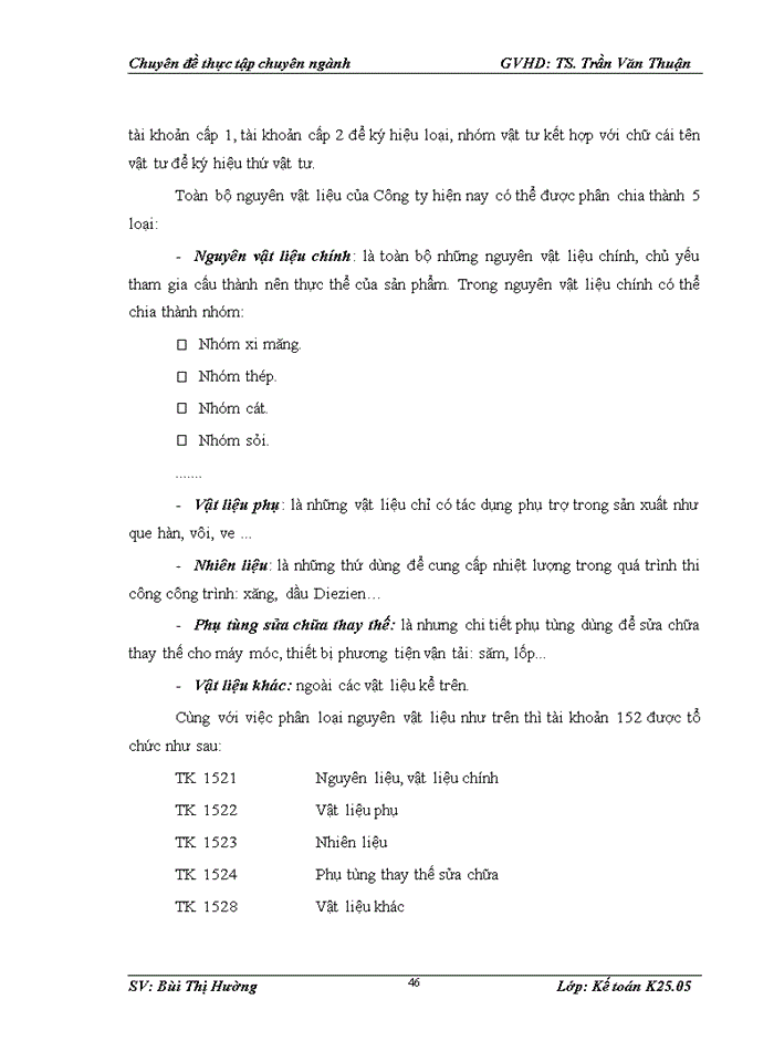 image for page Kế toán nguyên vật liệu tại  Công ty Cổ Phần Đại Cát Thành
