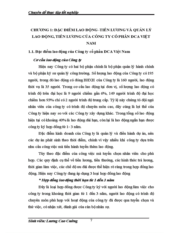 image for page Hoàn thiện kế toán tiền lương và các khoản trích theo lương tại Công ty cổ phần DCA Việt Nam