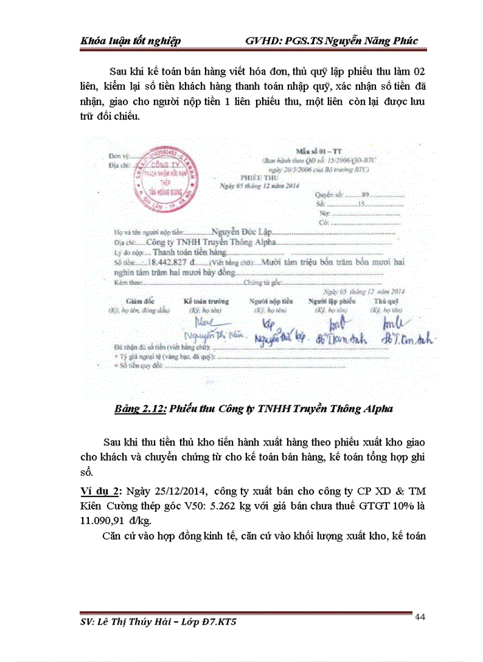 image for page Kế toán tiêu thụ và xác định kết quả kinh doanh tại Công ty TNHH Thép Tân Hoàng Giang