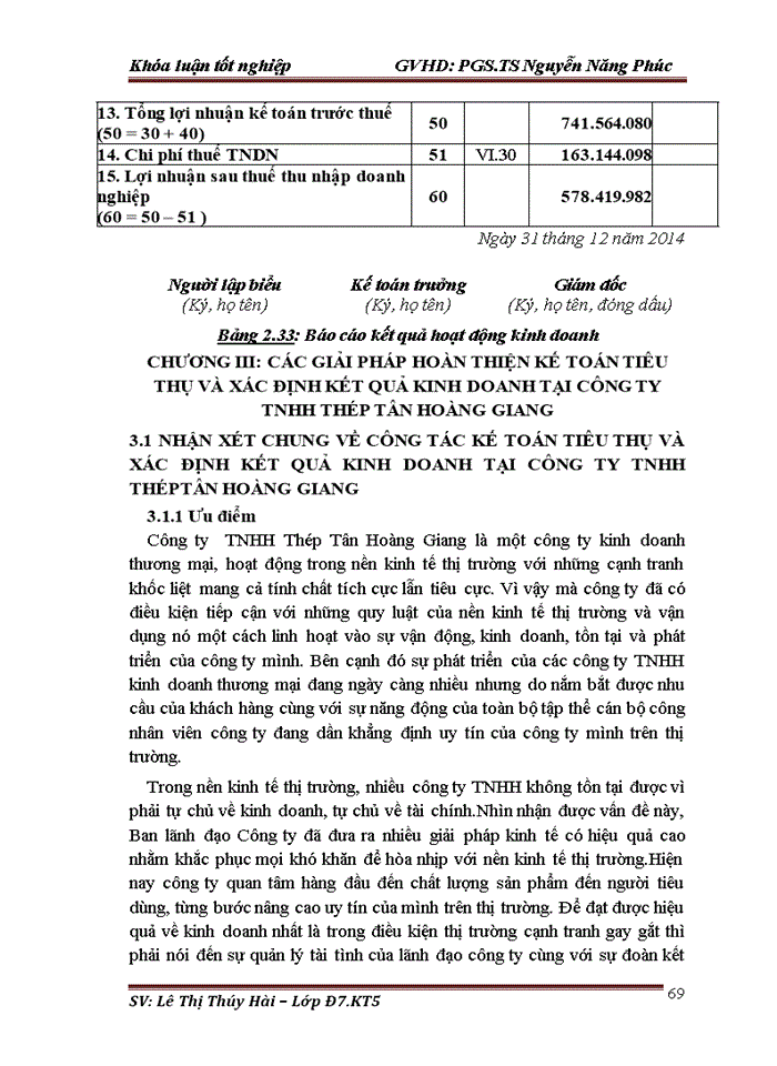 image for page Kế toán tiêu thụ và xác định kết quả kinh doanh tại Công ty TNHH Thép Tân Hoàng Giang