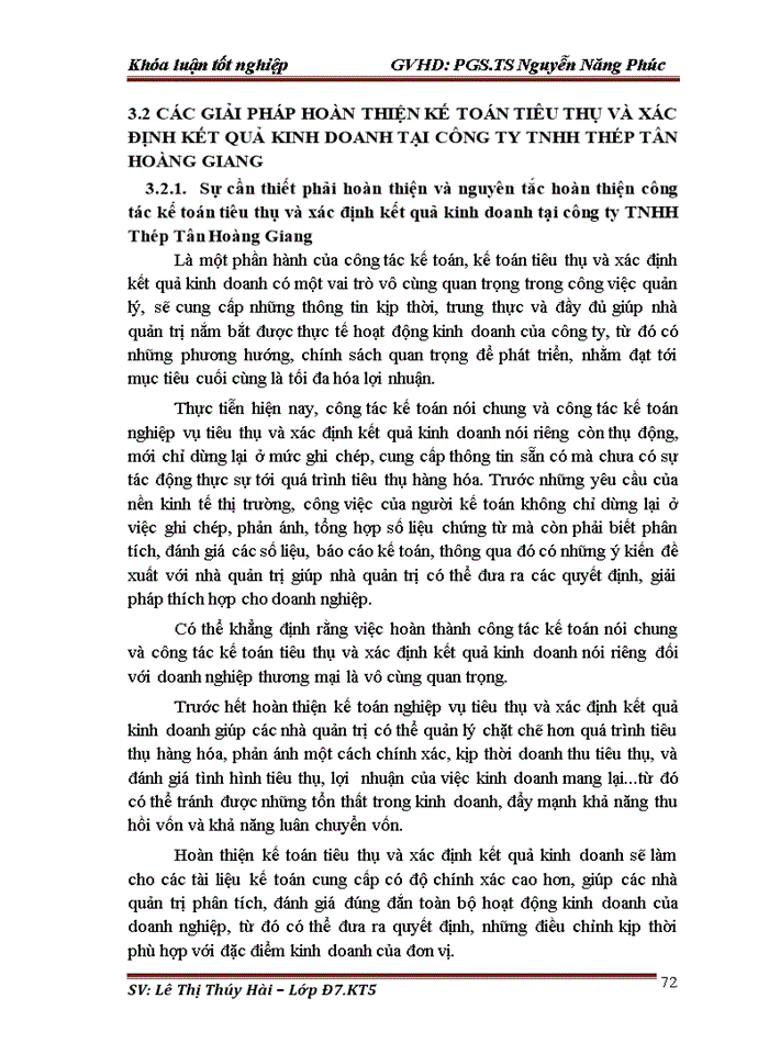 image for page Kế toán tiêu thụ và xác định kết quả kinh doanh tại Công ty TNHH Thép Tân Hoàng Giang