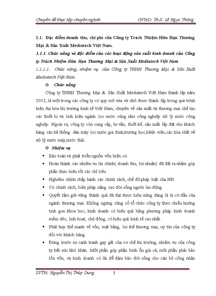 image for page Hoàn thiện công tác kế toán doanh thu, chi phí và xác định kết quả kinh doanh tại Công ty TNHH Thương Mại & Sản xuất Mediatech Việt Nam
