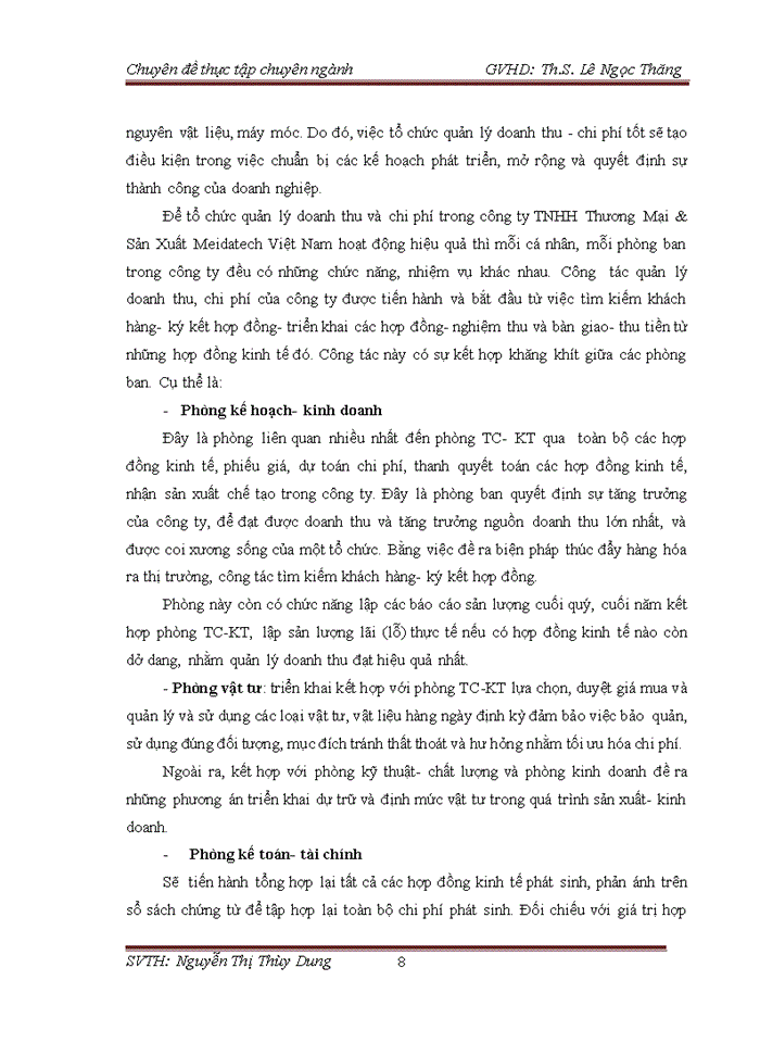 image for page Hoàn thiện công tác kế toán doanh thu, chi phí và xác định kết quả kinh doanh tại Công ty TNHH Thương Mại & Sản xuất Mediatech Việt Nam