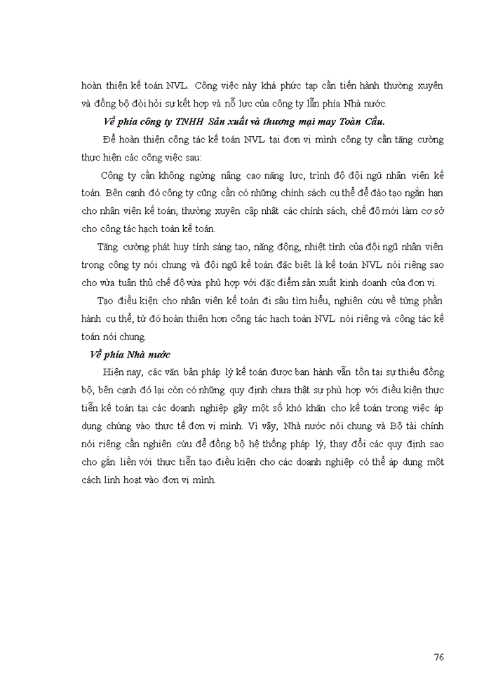 image for page Hoàn thiện kế toán nguyên vật liệu tại công ty tnhh sản xuất và thương may toàn cầu