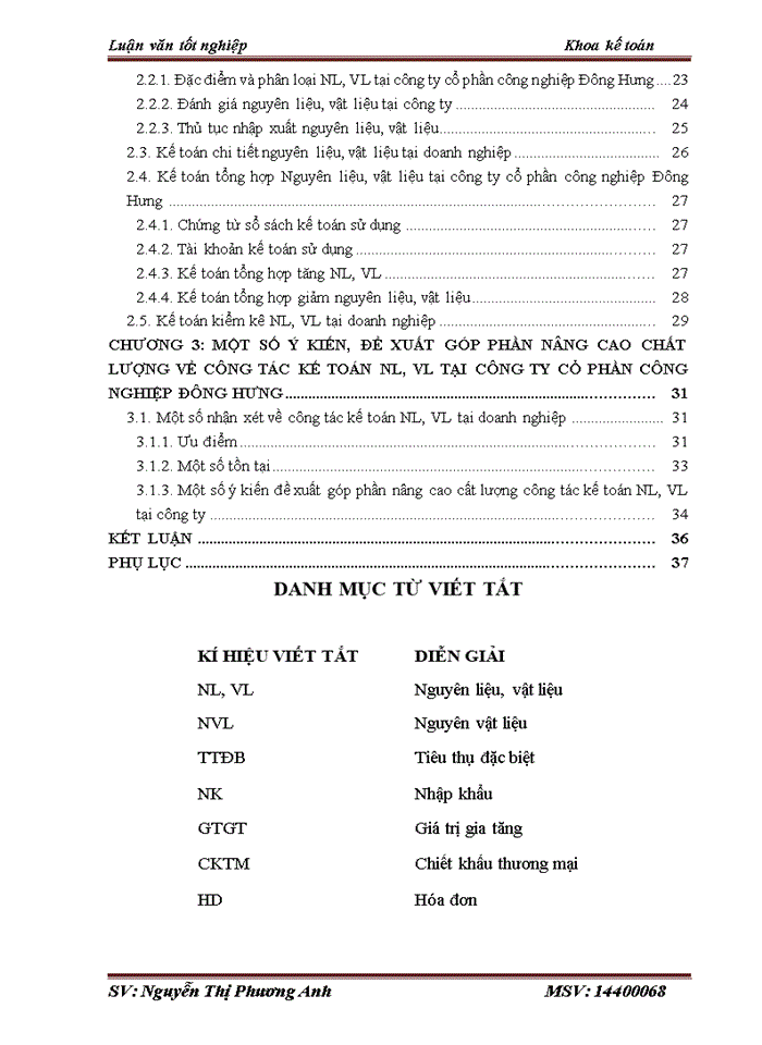 image for page Kế toán nguyên liệu, vật liệu tại công ty Cổ phần Công nghiệp Đông Hưng