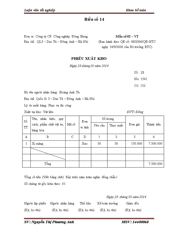 image for page Kế toán nguyên liệu, vật liệu tại công ty Cổ phần Công nghiệp Đông Hưng